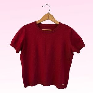 Unique-vintage Women's Burgundy Sweater